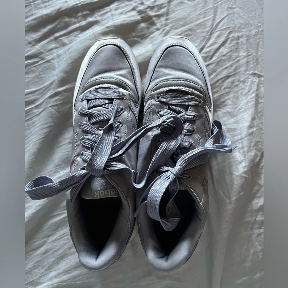 Reebok Baby Blue Satin Sneakers - 8.5W - Picture 2 of 3
